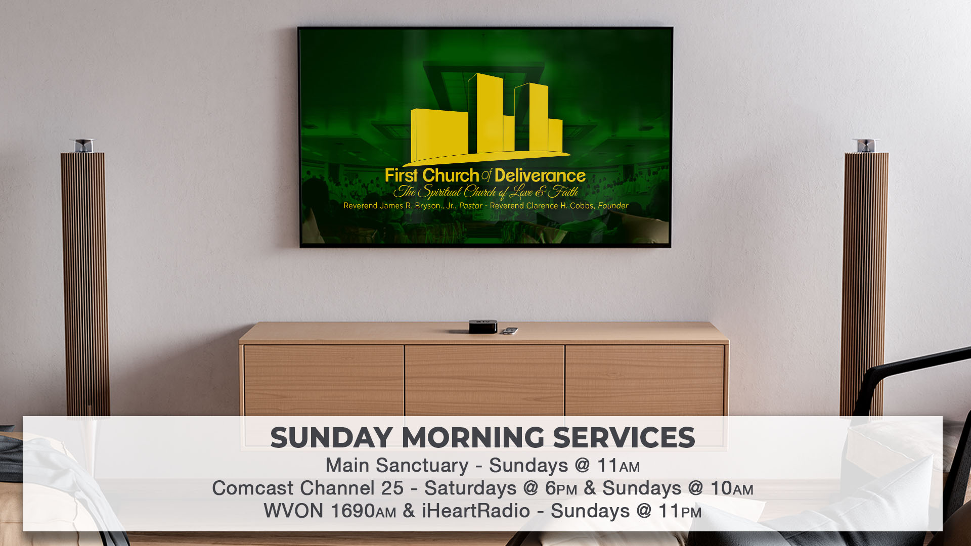 first church of deliverance sunday morning service